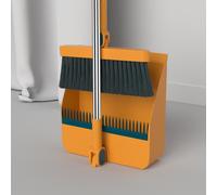 Ensemble De Brosse De Sol 3 En 1,Balai,Pelle À Poussière,Fournitures Hobooks Pour La Maison 007,Raclette Pliante,Ménage Multifonctionnel - Type Orange Two 2 Piece #A