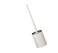 Ensemble de brosse de toilette sans trou - Résistant à l'érosion - En aluminium - Support de brosse de toilette - Outil de salle de bain pour la maison - Outil de nettoyage solide