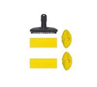 Ensemble de Brosse et Chiffon en Microfibre pour Nettoyeur Vapeur Manuel pour SC1 SC2 SC3 SC4 SC5 - Pièce de Rechange pour Buse Manuelle