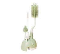 Ensemble de brosse pour bouteille - en silicone, poignée ergonomique | Permet le nettoyage sans rayures, atteint les | pour tasses sippy, pailles et pompe