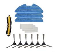 Ensemble de brosse principale avec brosses latérales, filtre et serpillère conçus pour une utilisation avec les modèles d'aspirateur Ppur pour Eziclean Connect (C)