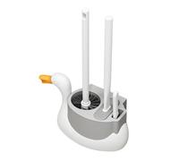 Ensemble de brosse WC murale multifonction et support pour une organisation compacte de salle de bain - Économie d'espace - Support mural compact pour petites salles de bains