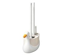 Ensemble de brosse WC murale multifonction et support pour une organisation compacte de salle de bain - Économie d'espace - Support mural compact pour petites salles de bains