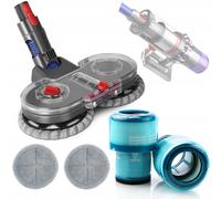 Ensemble de brosses à baldaquin pour Dyson - rotative 160 tr/min | 2 chiffons...