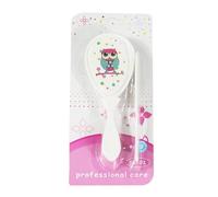 Ensemble de brosses à cheveux pour nouveau-nés, brosse pour bébé et peigne - Soft Bristle Baby Babrush Berceau pour bébé | Safety Walp Care Massage Kids Pro