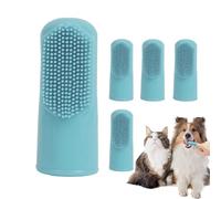 Ensemble de brosses à dents d'animaux - kit de brosse pour chiens et chat en silicone doux, pour les chiots de nettoyage dentaire | Outils de nettoyage des animaux de compagnie, prodiguer des soins et