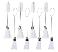 Ensemble de brosses à peluches pour machine à coudre - Nettoyant à poils denses, outil polyvalent pour les détails de la maison, baguette anti-poussière intérieure | Gommage à espace étroit pour surje
