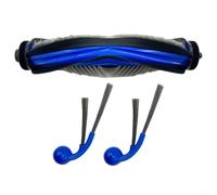 Ensemble de brosses compatibles avec Ecovacs T80 et T80 pour aspirateurs robots Omni, comprend pour un rouleau et deux brosses latérales, design en nylon pour un ramassage efficace des poils d'animaux