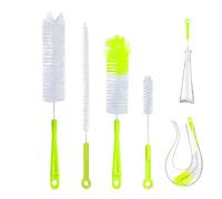 Ensemble De Brosses De Bouteilles - Brosses De Nettoyage De Bouteilles De 4 Pièces | Nettoyant Pour Tasses Dans - Lave-Vaisseau Avec Tête En Éponge Anti-rayures Pour Bottig?ie D'eau À Col Stretch
