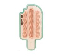 Ensemble de brosses de massage à fixation murale réglable en forme de crème glacée pour animaux domestiques