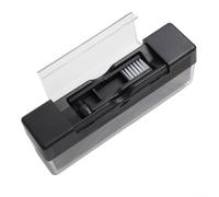 Ensemble de brosses de nettoyage 3 en 1 pour disques vinyles avec stylet en velours et fibre de carbone pour tourne-disque Lp, kit de dépoussiérage antistatique, couleur noire