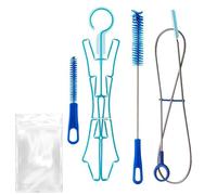 Ensemble De Brosses De Nettoyage 4 en 1 pour Poche D'hydratation, Kit De Nettoyage De La Poche À Eau, Comprend Une Longue Brosse Flexible, Une Petite Brosse Et Une Grande Brosse Pliable pour Le Sport