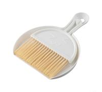 Ensemble de brosses de nettoyage de bureau avec pelle à poussière pour miettes et poussière - Mini balai et poêle pour bureau, clavier, grille d'aération de voiture, micro-ondes, brûleur à gaz