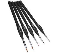 Ensemble de brosses de Peinture eBoot Artiste Brosses de Peinture Matériels de Peinture Aquarelle, Acrylique et à Huile, 5 pièces