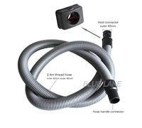 Ensemble De Brosses De Raccordement For Tuyau D'aspirateur Industriel, Longueur 2,4 M, For Interface Hôte 50 Mm, Pièces D'aspirateur(Grey 1set)