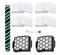 Ensemble de brosses de rechange pour aspirateur Shark LA802, 2 HEPA 4 mousses, 4 filtres en feutre et brosse de nettoyage