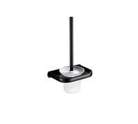 Ensemble de brosses de toilette modernes - 360 ° sans angle mort, design mural, accessoires de salle de bain, brosse de nettoyage sans trous, outil de nettoyage essentiel pour la maison