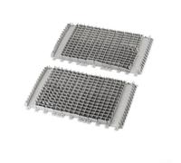 Ensemble de brosses d'escalade de rechange pour nettoyeur de piscine Dolphin - Compatible avec Plus pour DX3 pour DX4 - Brosses en PET gris avant et arrière - Pièce accessoire 31 x 16 cm