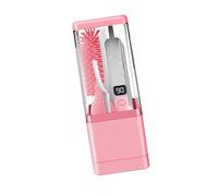 Ensemble de brosses électriques intégrées pour biberon comprenant une brosse et des désinfectants pour tétons Facile à utiliser pour un nettoyage en profondeur Nettoyeur portable