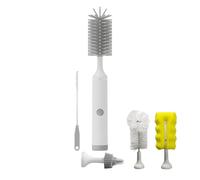 Ensemble de brosses électriques pour biberon offrant une rotation complète et deux modes de nettoyage pour un nettoyage en profondeur des bouteilles, tasses et pailles en silicone de qualité