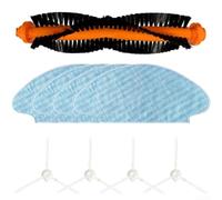Ensemble de brosses et de serpillères de rechange pour aspirateur robot Medion MD 19601 offrant un nettoyage efficace des bords et des sols (A)