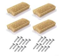 Ensemble de brosses interactives pour petits animaux de compagnie, y compris les cochons d'Inde, aide à réduire l'ennui avec un toilettage amusant et un jeu sensoriel tactile
