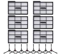 Ensemble de brosses latérales et filtres pour aspirateur Eufy E25 Omni et E28 pour aspirateur robot Omni, assure la propreté du sol et maintient l'efficacité de l'aspirateur