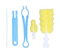 Ensemble de Brosses pour Biberons de Lait pour Bébé Lave-bouteilles pour Nouveau-né Biberon en Plastique Kit de Nettoyage de Mamelon Outils de Nettoyage de Vaisselle pour Bouteilles de Sport