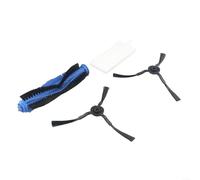 Ensemble de brosses principales réutilisables pour Blaupunkt pour bluebot | Réutilisable, s'adapte exactement au point bleu pour un nettoyage en profondeur extrême, plastique durable