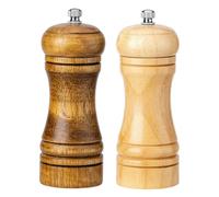 Ensemble de broyeur de sel et poivre en bois 2 pc