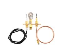 Ensemble De Brûleur Pilote À Gaz Liquéfié M8 * 1, Thermocouple + Allumage, 900mm, Adapté For Remplacement De Cheminée/chauffe-eau À Gaz À Thermocouple