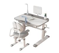 Ensemble De Bureau D'étude Élégant Et Fonctionnel for Enfants - Table for Enfants Réglable en Hauteur avec Tiroir Et Chaise Ergonomique - Parfait for La Maison Et L'école