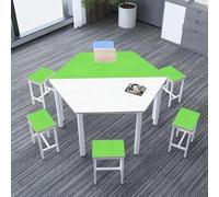 Ensemble de bureau hexagonal multifonctionnel - Table de formation collaborative for l'école, les activités de groupe au bureau, les espaces de création et les laboratoires scientifiques(C1.2m)