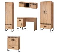 Ensemble De Bureau Home Office 5 Pièces Artisan Chêne 110626789