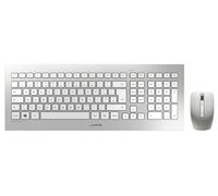 Ensemble de Bureau, sans Fil, Blanc/Argent - CHERRY - JD-0310GB
