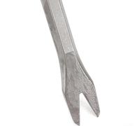 Ensemble de burins électriques professionnels SDS avec manche hexagonal avec lames plates et de type V pour enlever les carreaux muraux et briser les briques (type 1)
