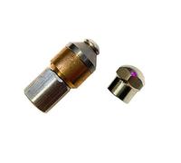 Ensemble de buse de nettoyage de tuyau 2 pièces 1/8" pointue rotative et rigide pour tuyau de nettoyage pour Kärcher WAP Alto et autres