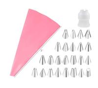 Ensemble de buse de tuyauterie en acier inoxydable, gâteau de cuisine glaçage crème outils de décoration de gâteau, sacs à pâtisserie buse réutilisables, outil de cuisson de grattoir à crème