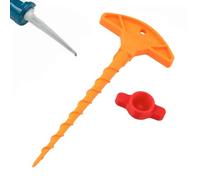 Ensemble de buses à calfeutrer, robinet de précision avec drague pour une application lisse, outil en plastique orange pour réparation à la maison