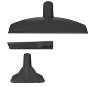 Ensemble de buses d'aspiration avec suceur plat et buses de gouttière, kit de fixation en polypropylène pour tuyaux de 3,8 cm de diamètre et rallonges pour sols domestiques,