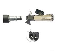 Ensemble de buses de nettoyeur haute pression en acier inoxydable 6,35 mm à connexion rapide 2320 PSI 5 embouts pour Karcher pour Bosch NILFISK AR pour Black Decker Dawoo Nettoyage de jardin (C)