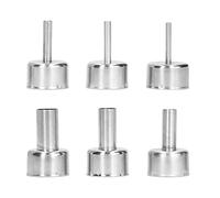 Ensemble de Buses de Pistolet à Chaleur de 6 Pcs: Racapés d'Air Chaud en Acier Inoxydable pour les Stations de Soudage