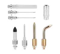 Ensemble de buses de pistolets à graisse de haute précision, connecteur circulaire de mamelon à embout en caoutchouc pour adaptateurs de pistolets à graisse de lubrification automobile et de machines