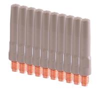 Ensemble de buses de soudeur- de remplacement de torche de 10 pièces avec revêtement antiadhésif | Buses de soudure pour la protection des scories, stabilité améliorée, compati