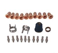 Ensemble de buses d'électrode de qualité industrielle pour coupe-plasma Forney 700P 1,1 mm pour fiabilité IPT40 IPT60