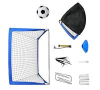 Ensemble de but de football pliable avec sac de transport portable et accessoires pour adultes et meilleurs joueurs de football juvéniles