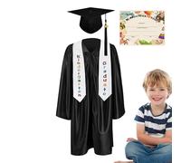 Ensemble de butées et de robes pour, costume de remise de diplôme pour en bas âge | Robe de cérémonie de maternelle 2025, vêtements de troisième cycle à l'esc