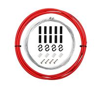 Ensemble de câbles de changement de vitesse universels pour dérailleur Shimano Sram/VTT vélo de route (rouge)