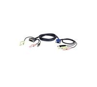 ATEN Câble KVM 2L-7DX3U - DVI/VGA/USB/Audio - 3 m