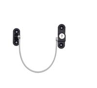 Ensemble de câbles porte et fenêtre, ventilation sécurité for enfants, en acier inoxydable(Black 1pc)